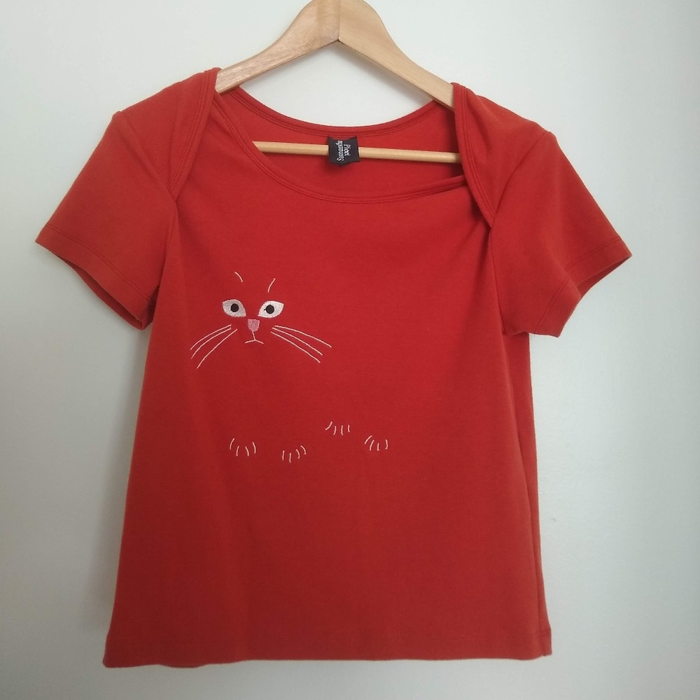Nine Lives Tee - Samantha Pleet - orange